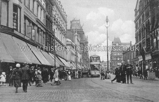Church Street looking East, Liverpool. c.1915.